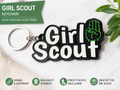 Girl Scout Salute Key Chain