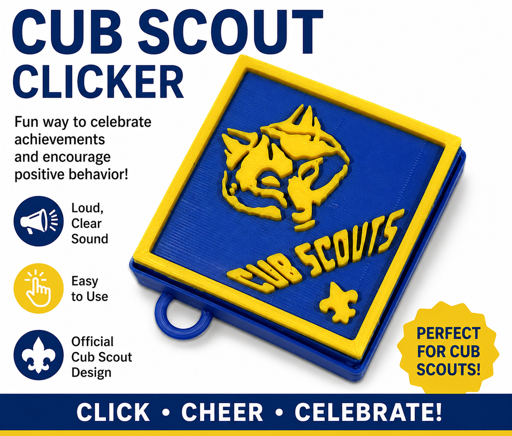 Cub Scout Clicker Key Chain