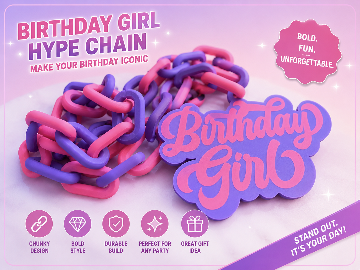 Birthday Girl Hype Chain