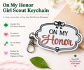 Girl Scouts On My Honor Key Chain