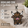 Highland Cow Key Chain
