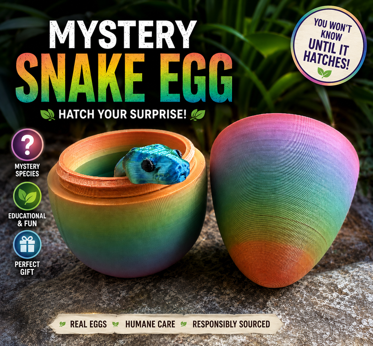 Mystery Snake Egg Surprise