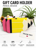 Pencil Gift Card Holder