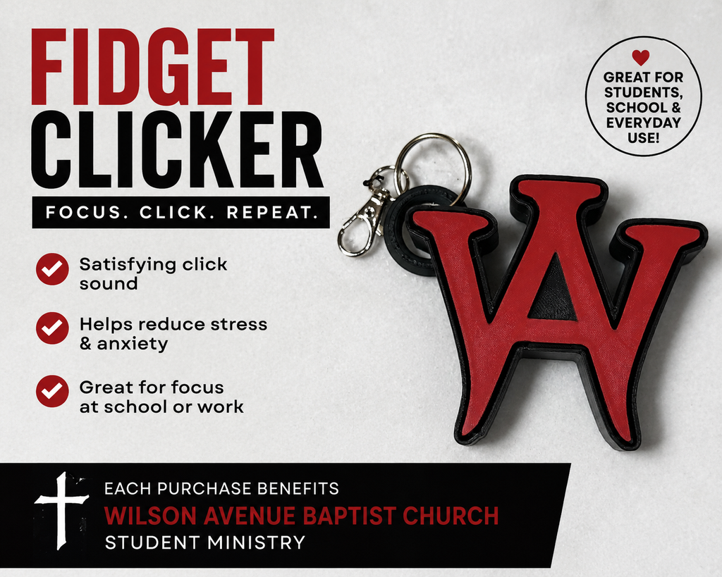 Wilson Avenue Baptist Church Students Clicker Key Chain Fundraiser