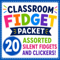 Classroom Fidget Packet – 20 Assorted Silent Fidgets & Clickers
