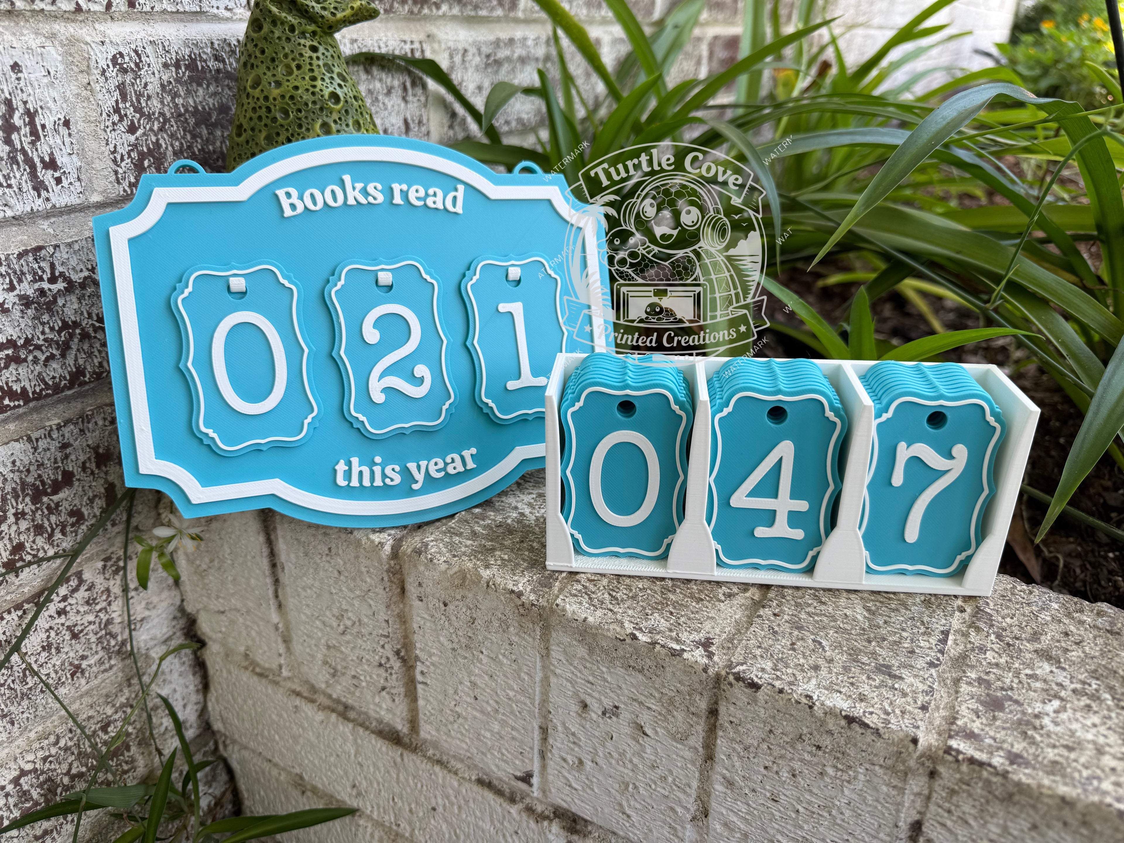 Books Read Display Sign