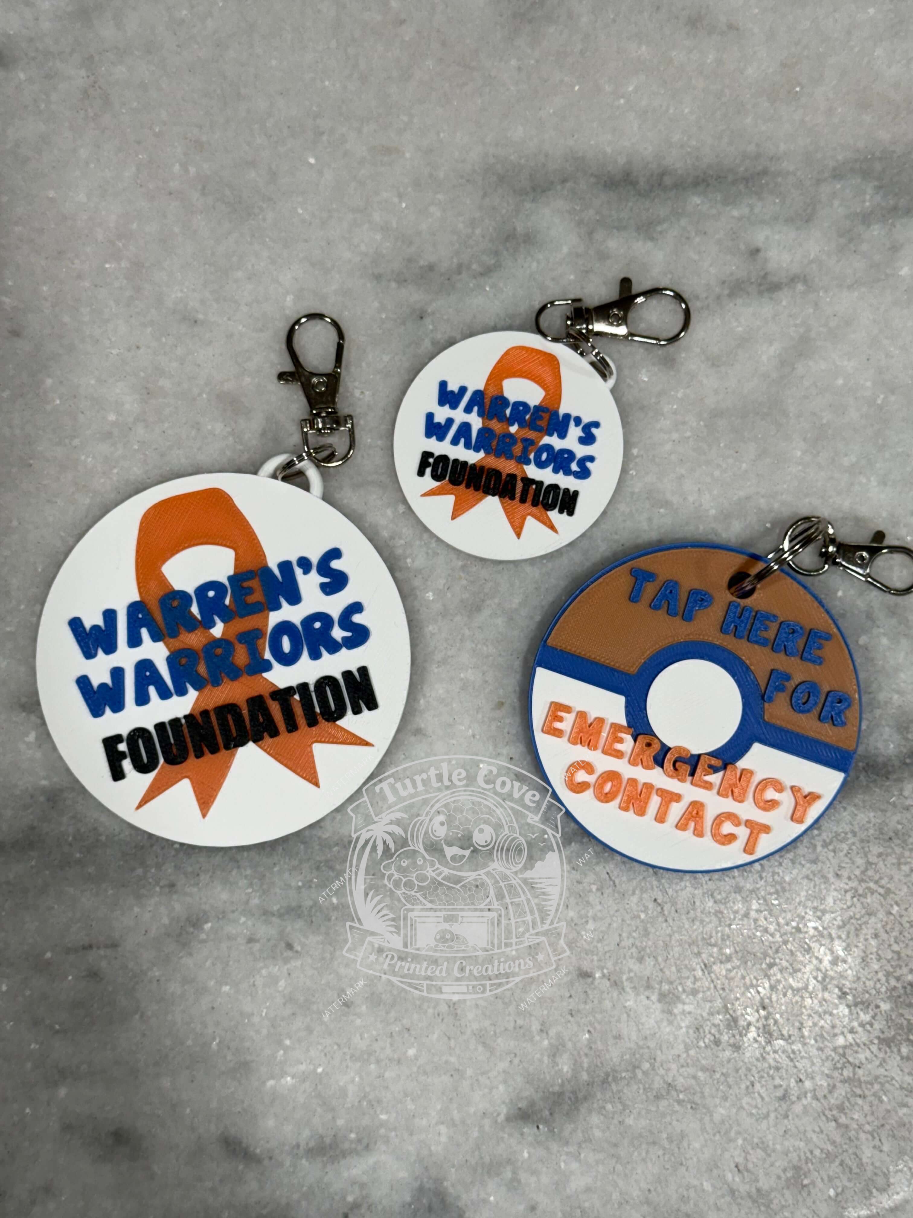 Warren’s Warriors Fundraiser (Bag Tag)