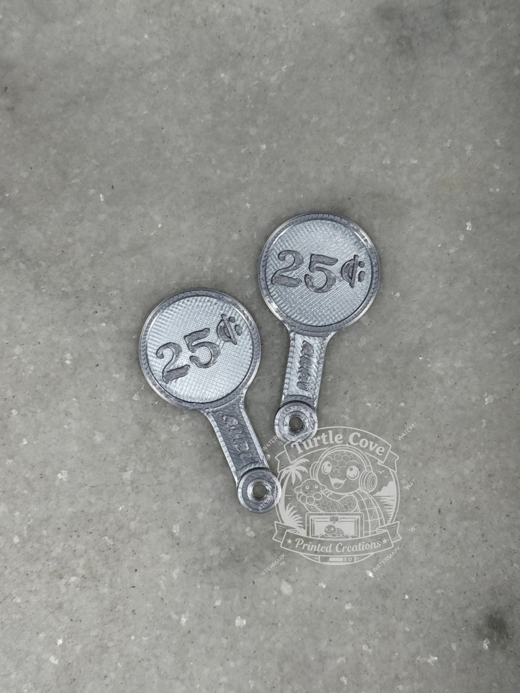 Aldi Quarter Dupe (for Key Ring)