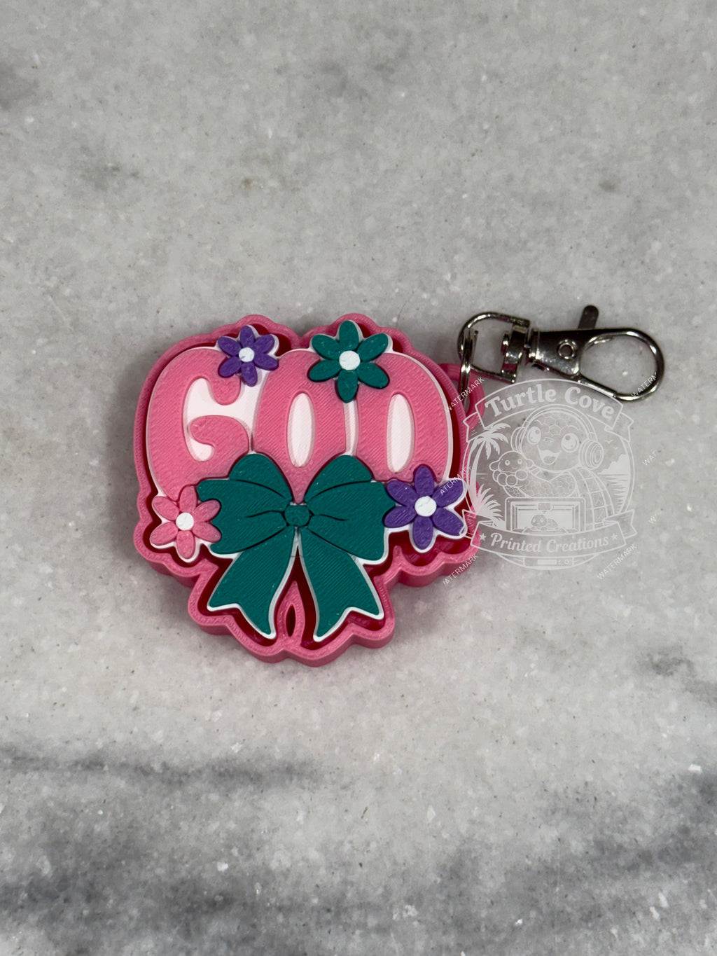 God Fidget Clicker Key Chain