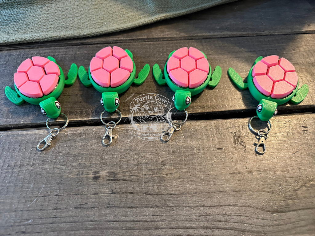 Sea Turtle Clicker Key Chain