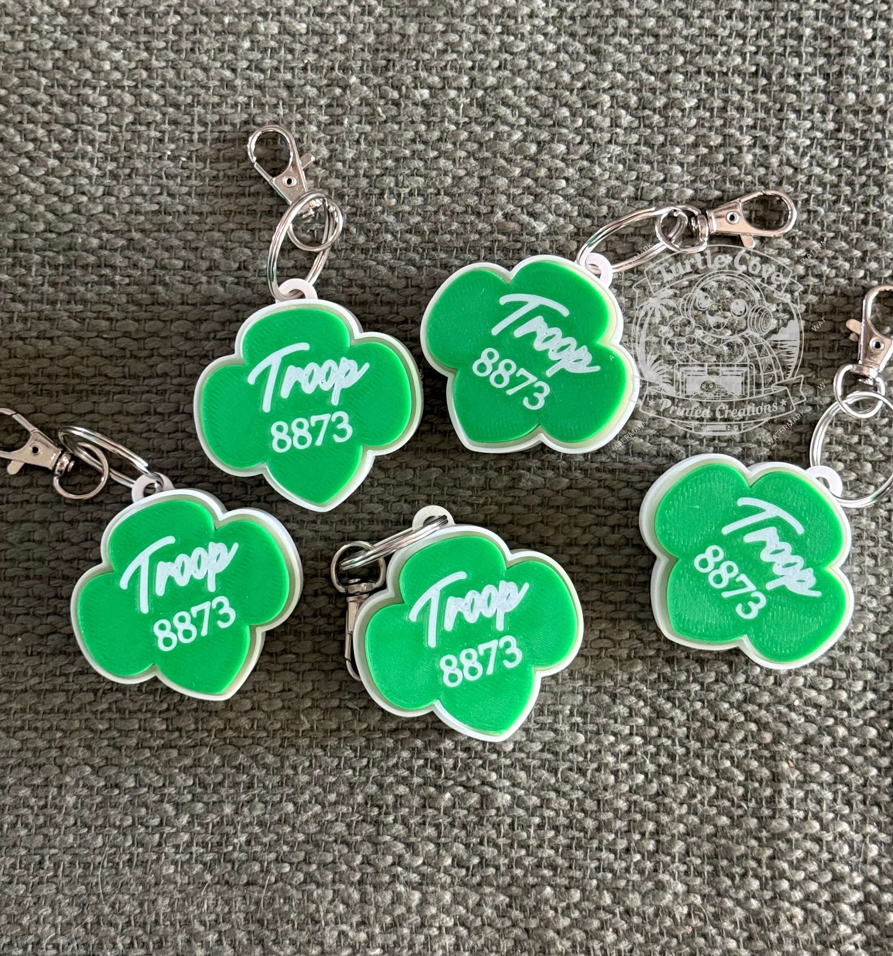 Girl Scout Clicker Key Chain