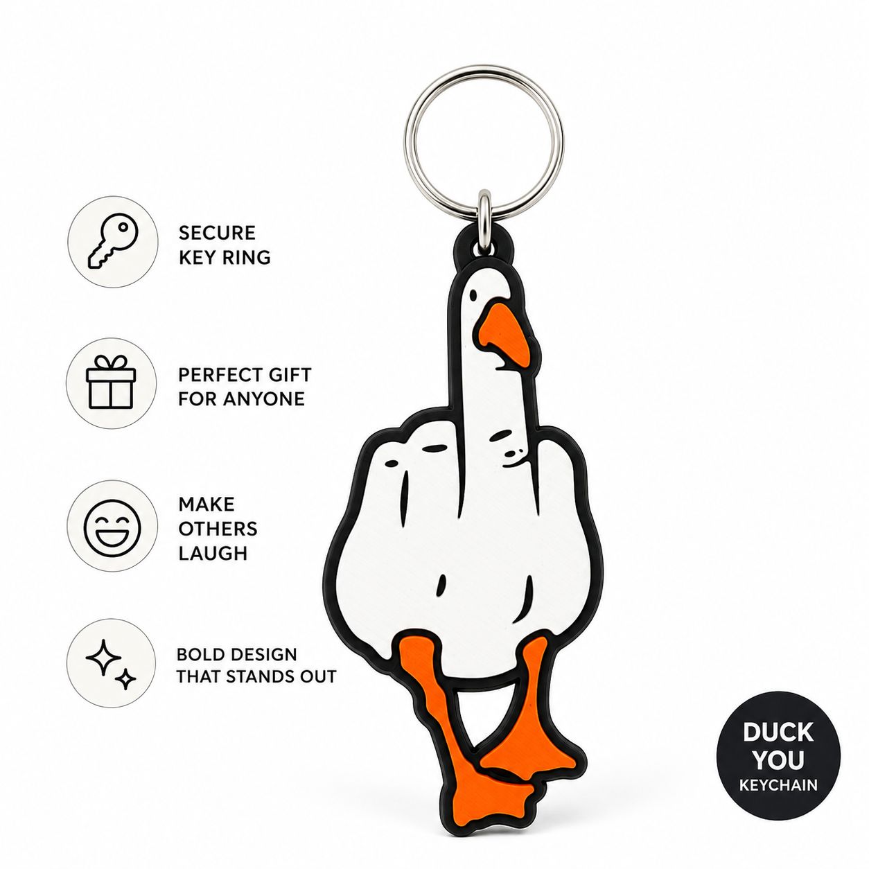 Duck You Key Chain