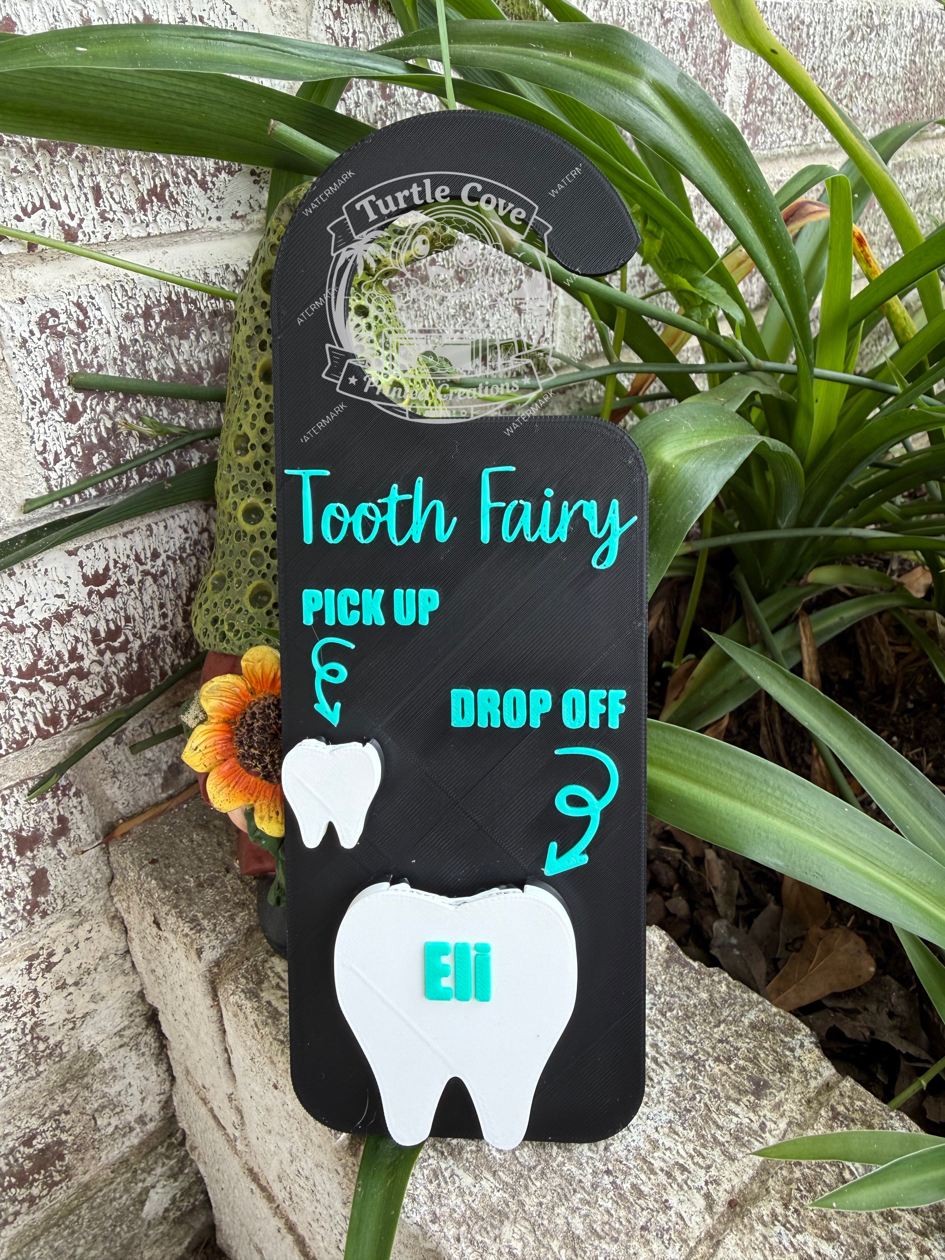 Tooth Fairy Door Hanger (Personalized)