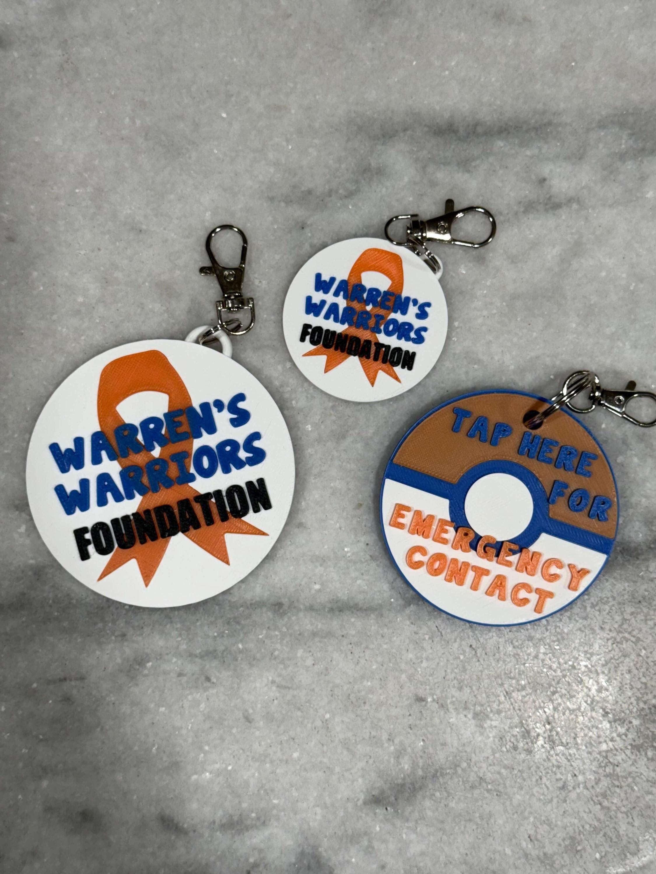 Warrens Warriors Fundraiser (Key Chain)